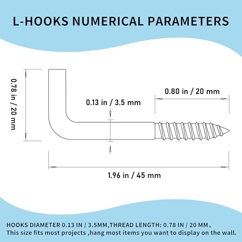 304 Stainless Steel 2 in Screw (51 x 3.5 mm)