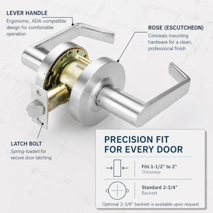 LO Lock Entrance Keylock w (Entrance Keylock w/ Clutch)
