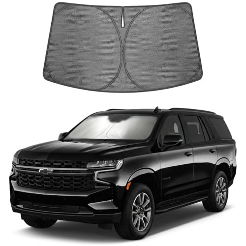 Custom Fit Car Windshield Sun Shade for 2021 (2021-2026 Chevrolet Tahoe)