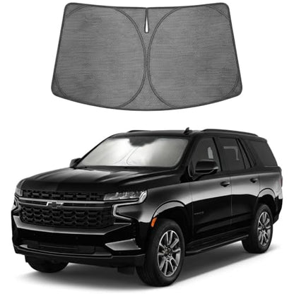 Custom Fit Car Windshield Sun Shade for 2021 (2021-2026 Chevrolet Tahoe)