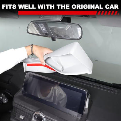 Car Center Console Dash Storage Box Compatible with Ineos Grenadier 2020 (Gray)