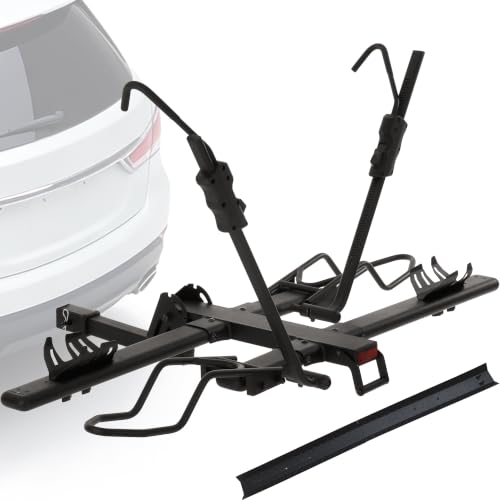 Ebike Rack with Ramp for Tow Hitch (2 E-bike Rack with Ramp)