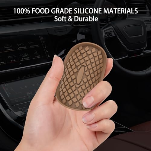 Car Cup Coasters [4 Pack] Silicone Car Coasters (4pack-coffee)