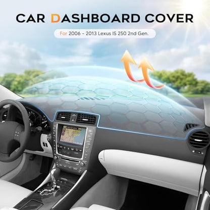Gray Dash Cover for 2006 (06-13 Lexus is(Gray))