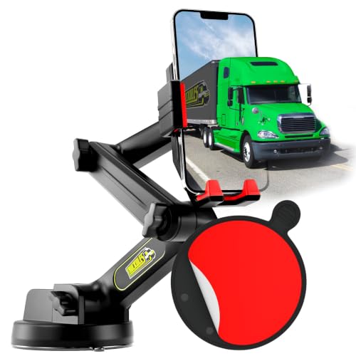 Truck Phone Mount + Dash Pad (Red)