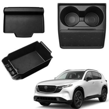 3PCS Center Console Organizer for Mazda CX5 2026 Accessories (3pcs)