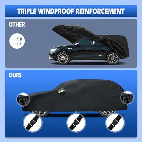 Waterproof Car Cover Multi (Black / Custom Fit for Audi Q5/ SQ5)
