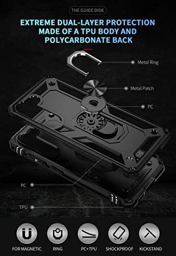 for Samsung Galaxy S23 Plus 5G Case (for S23 Plus 5G / Black)
