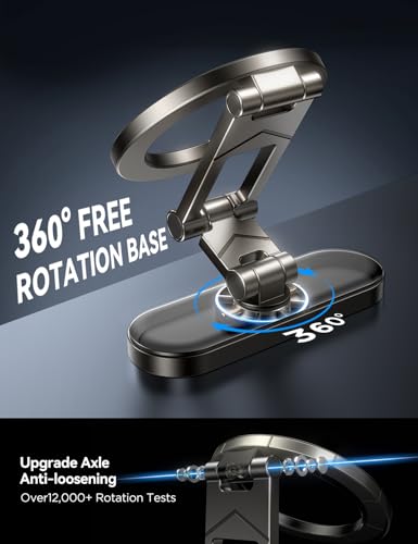 Magnetic Golf Cart Phone Holder (Bare Titanium)