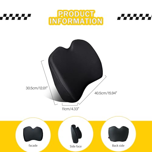 Super Soft Lumbar Support Pillow for Car (Backsaver-one)