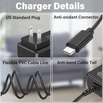 5V Type C Jump Starter Charger Replacement Fit for Gooloo GP4000 GP3000