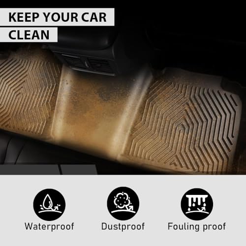Floor Mats Fit Chevy Silverado GMC Sierra 1500 Crew Cab 1999 (99-06|Fit Silverado 1500 Crew Cab|3PCS)
