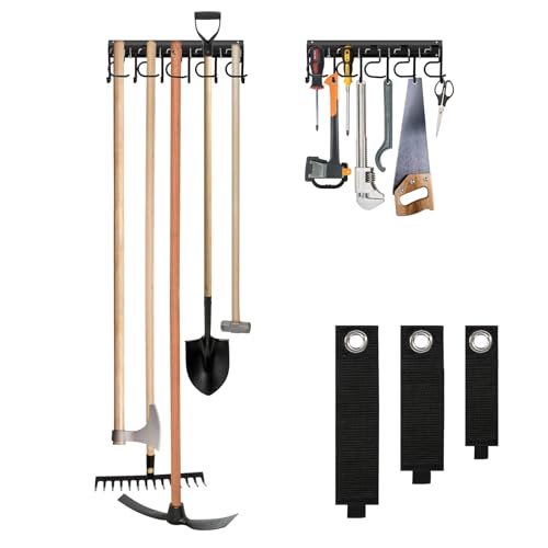Metal Garage Tool Organizer Wall Mount (2 Pack)