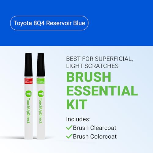 Car Paint Touch Up Brush Kit (Brush - Essential Kit / Reservoir Blue)