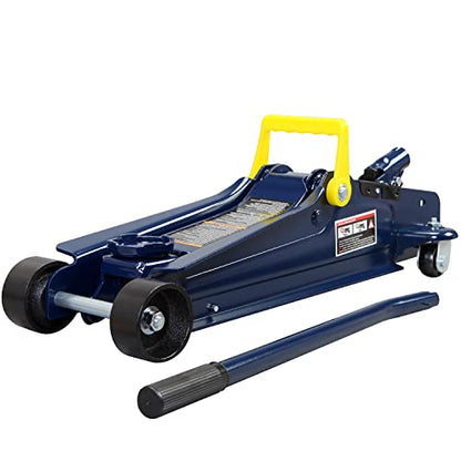 2.5 Ton (5,000 lb) Low Profile Hydraulic Trolly Jack, Blue, AT825051UR (Blue / Standard / 2.5 Ton)