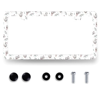 Watercolor Koala License Plate Frame Animals License Holder with 2 Holes (Animal Cute Koala)