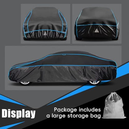 Hail Protector Car Cover (Black Blue / B2-Length 186 inch to 193inch)