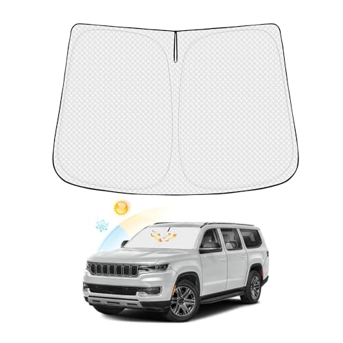 Windshield Sun Shade for Jeep Wagoneer Accessories 2022 (1PCS Jeep Wagoneer 2022-Present)