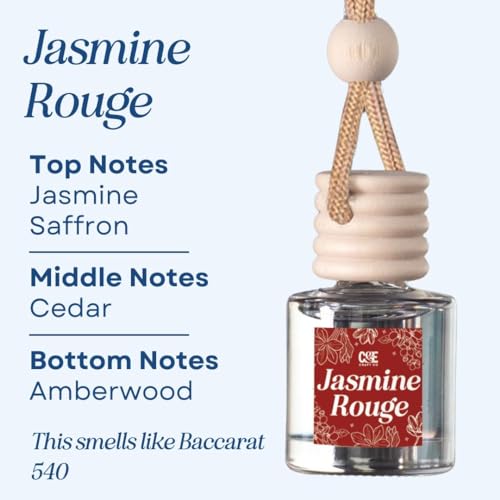 CANDECraftCo 2 Pack Hanging Car Air Freshener Diffuser for Essential Oils