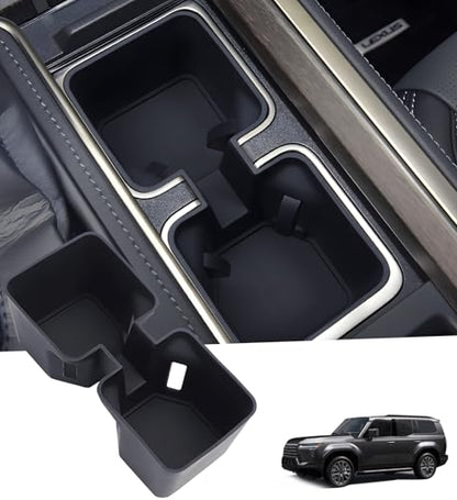 Center Console Cup Holder Inserts for Lexus GX550 2027 2026 2025 2024 (for 2024-2027 GX550)