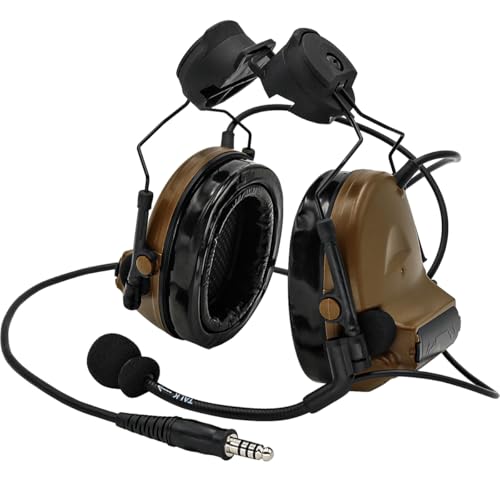 Tactical Headset with U94 PTT 2 (Coyoto Brown)