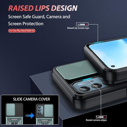 for Oneplus Nord N200 Case (Oneplus Nord N200(6.49") / Green)
