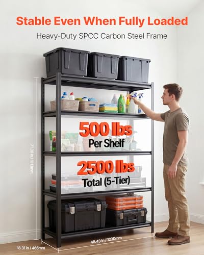 Storage Shelves (18" D x 48" W x 72" H)