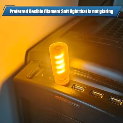 2PCS LED Car Interior Light (Yellow)