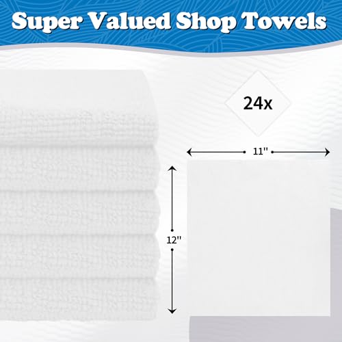 Microfiber Cleaning Cloth (24PK / White)
