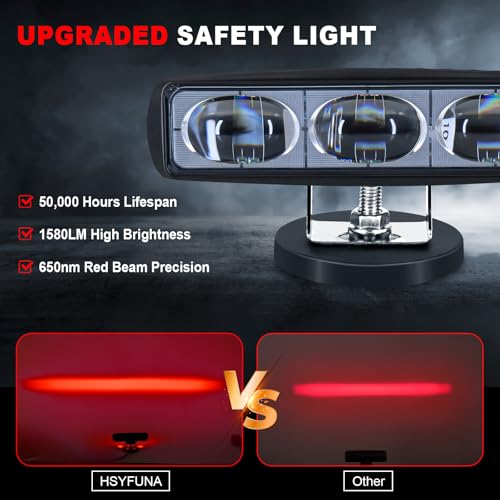 LED Red Line Forklift Safety Light for Warehouse Hazard Warning (Red)
