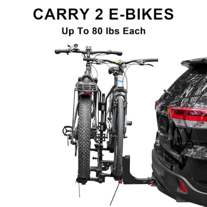 2 E Bike Rack Hitch Mounted (2 Bike Rack Upgrate with Lock)