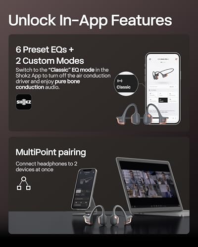 OpenRun Pro 2 Mini Bone Conduction Headphone (Rose Gold / Mini)
