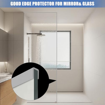 Rubber Edge Trim (Fit 3/8" - L20' / Grey)