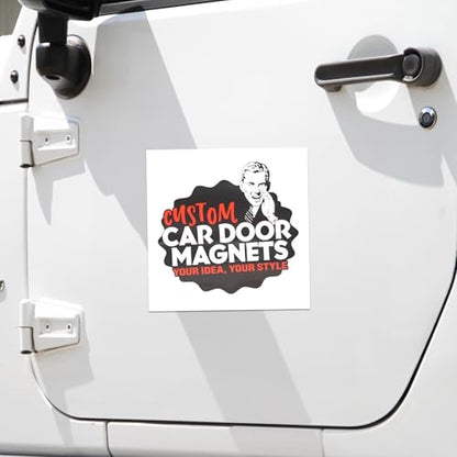 Custom Car Magnet Signs for Advertising and Promotion (12" Square)