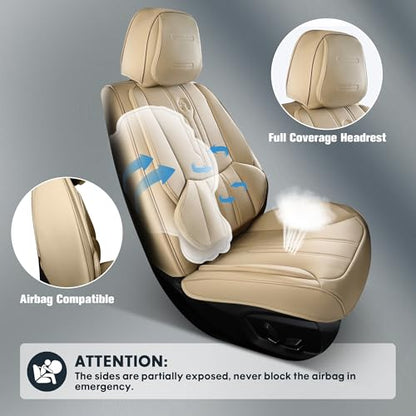 Car Seat Covers Full Set (FULL SET / BEIGE)
