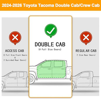 Running Boards Compatible with 2024 (Tacoma (2024-2026))