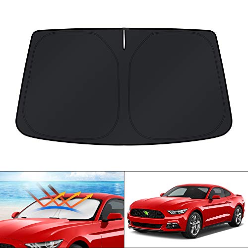 Windshield Sun Shade for Ford Mustang Accessories 2015 (For | Ford Mustang 2015-present)