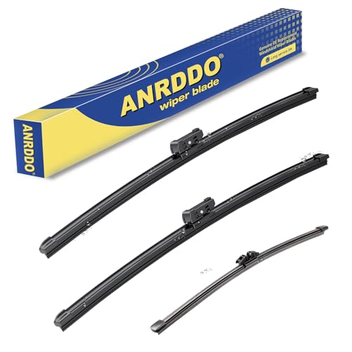 Wipers Replacement for 2018 (26"+20"+12W" / Top Lock)