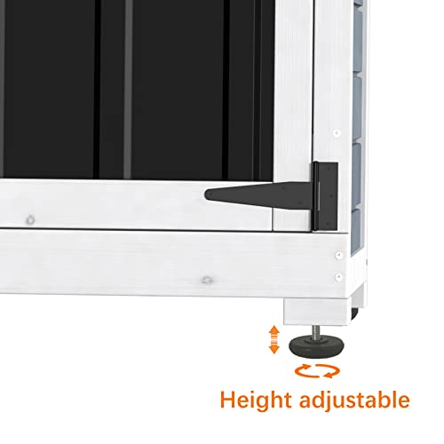 Outdoor Storage Cabinet (Grey/Black / 65.5"H)