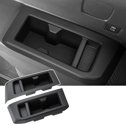 2 Pack Rear Cup Holder Inserts for Toyota Land Cruiser 1958 250 LC250 Prado Accessories 2025 (3rd Row Cup Holders Insert)
