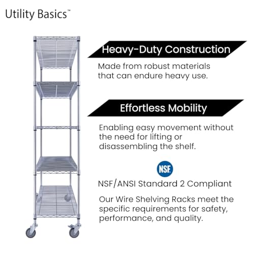 NSF Commercial 4 (60"18"x72" 4-Tier / Chrome)