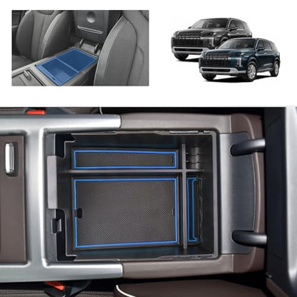 for 2024 Hyundai Palisade Center Console Organizer Tray for 2023