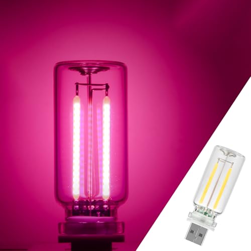1 Pack Car LED Lights Interior (1 pack / pink)