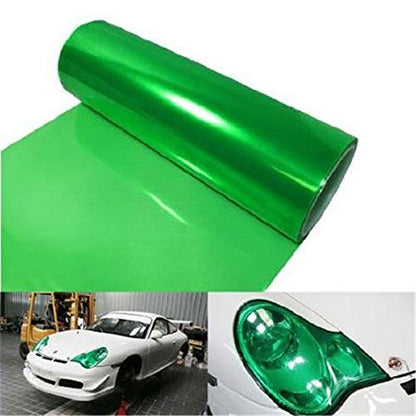 12 by 48 Inches Self Adhesive Headlight (Green)