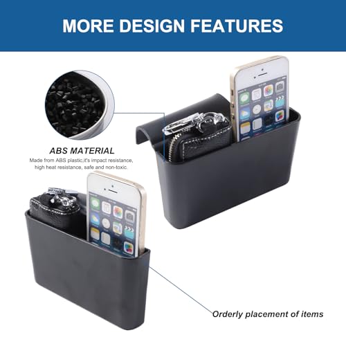 Car Gear Shift Storage Box Center Console Side Organizer Compatible with Jaguar F (Right)