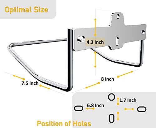 2 Ladder Hooks Wall Mount for Ladder Storage Strollers and Folding Chair