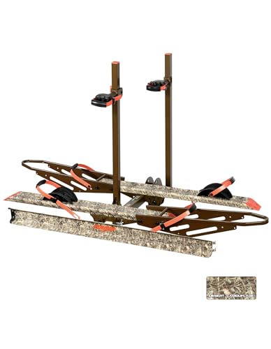 Young Hitch Bike Rack for 2 E (2-E-BIKE RACK 200 LBS WITH RAMP CAMO)