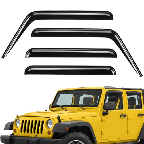 Extra Durable Window Deflectors Tape (For Jeep Wrangler 07-18 JK)