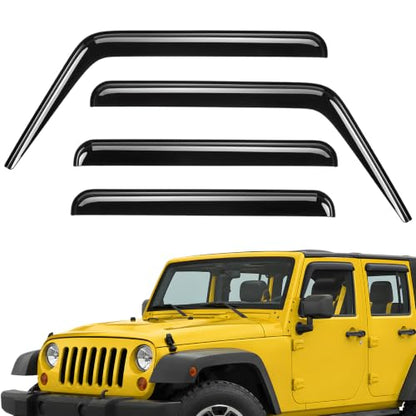 Extra Durable Window Deflectors Tape (For Jeep Wrangler 07-18 JK)
