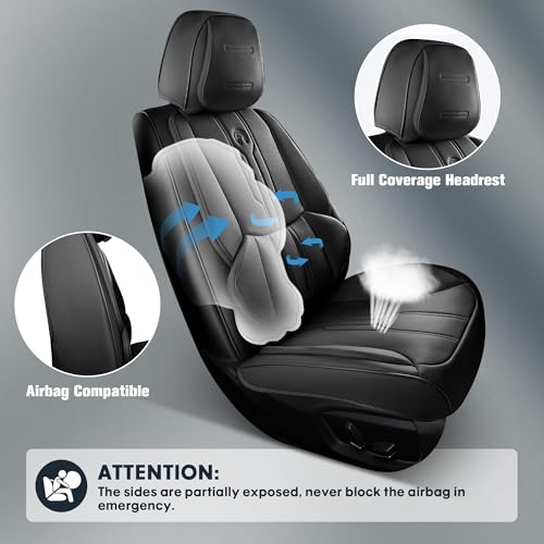 Car Seat Covers Full Set (FULL SET / BLACK)